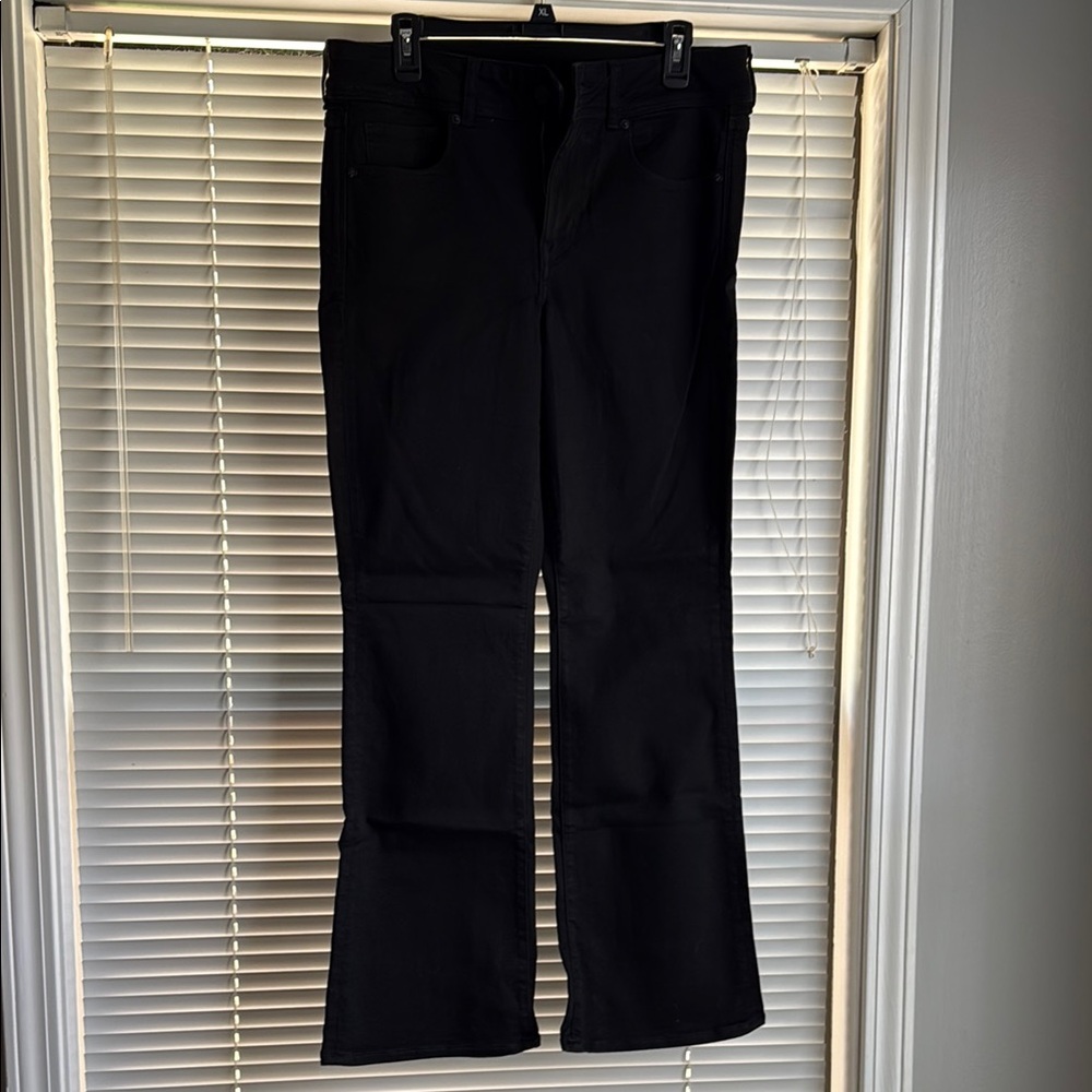 NEW American Eagle Black Kick Boot Jeans